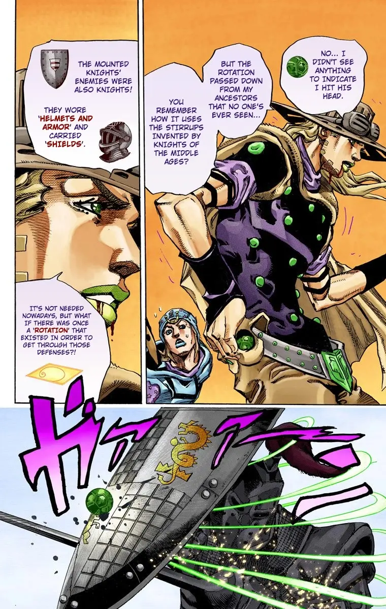 JoJo's Bizarre Adventure Steel Ball Run Colored Manga, chapter 79, page 35