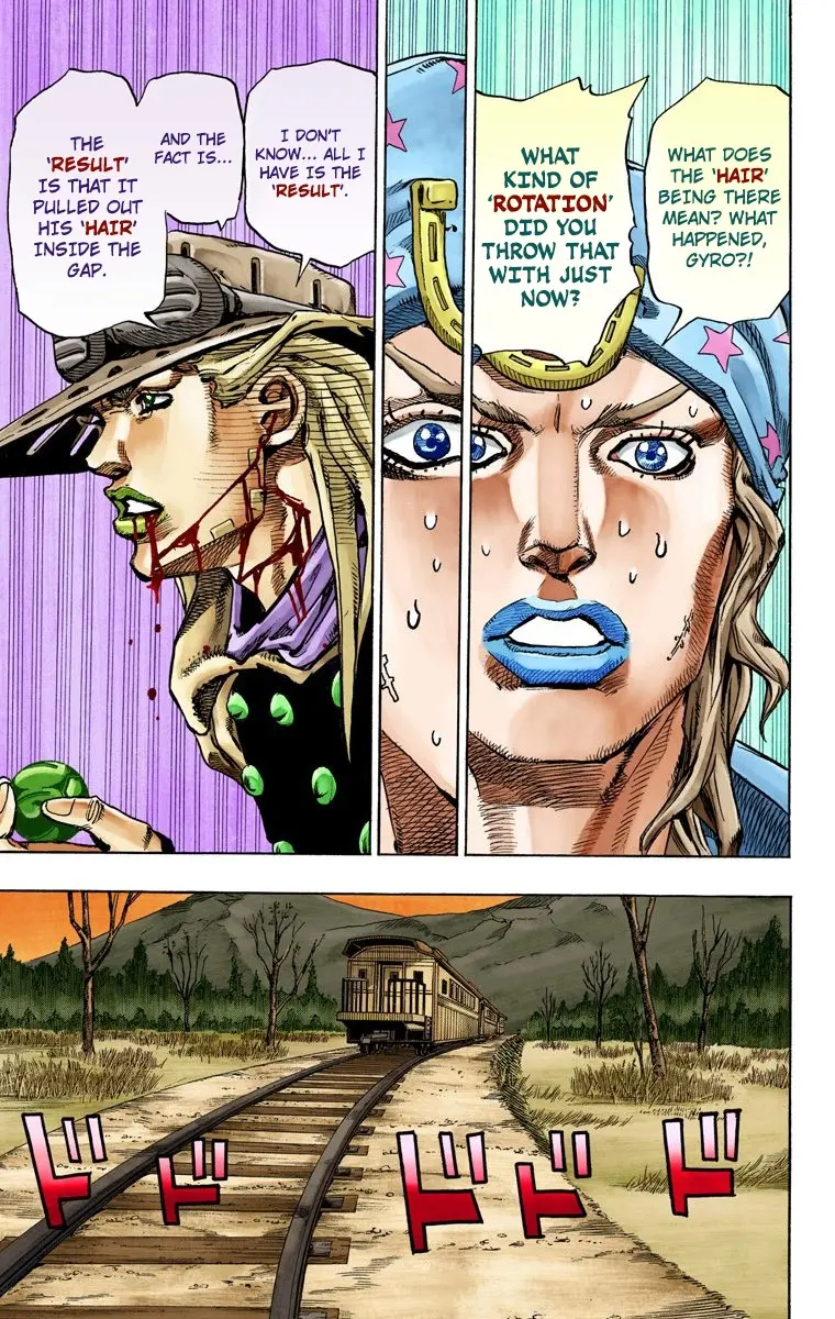 JoJo's Bizarre Adventure Steel Ball Run Colored Manga, chapter 79, page 36
