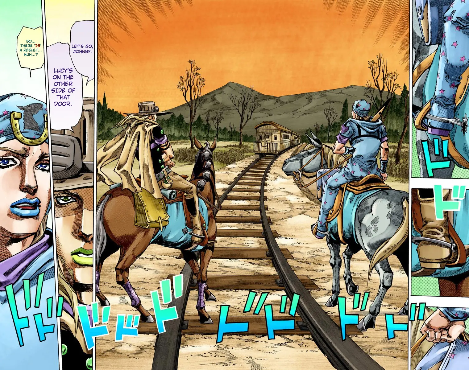 JoJo's Bizarre Adventure Steel Ball Run Colored Manga, chapter 79, page 37