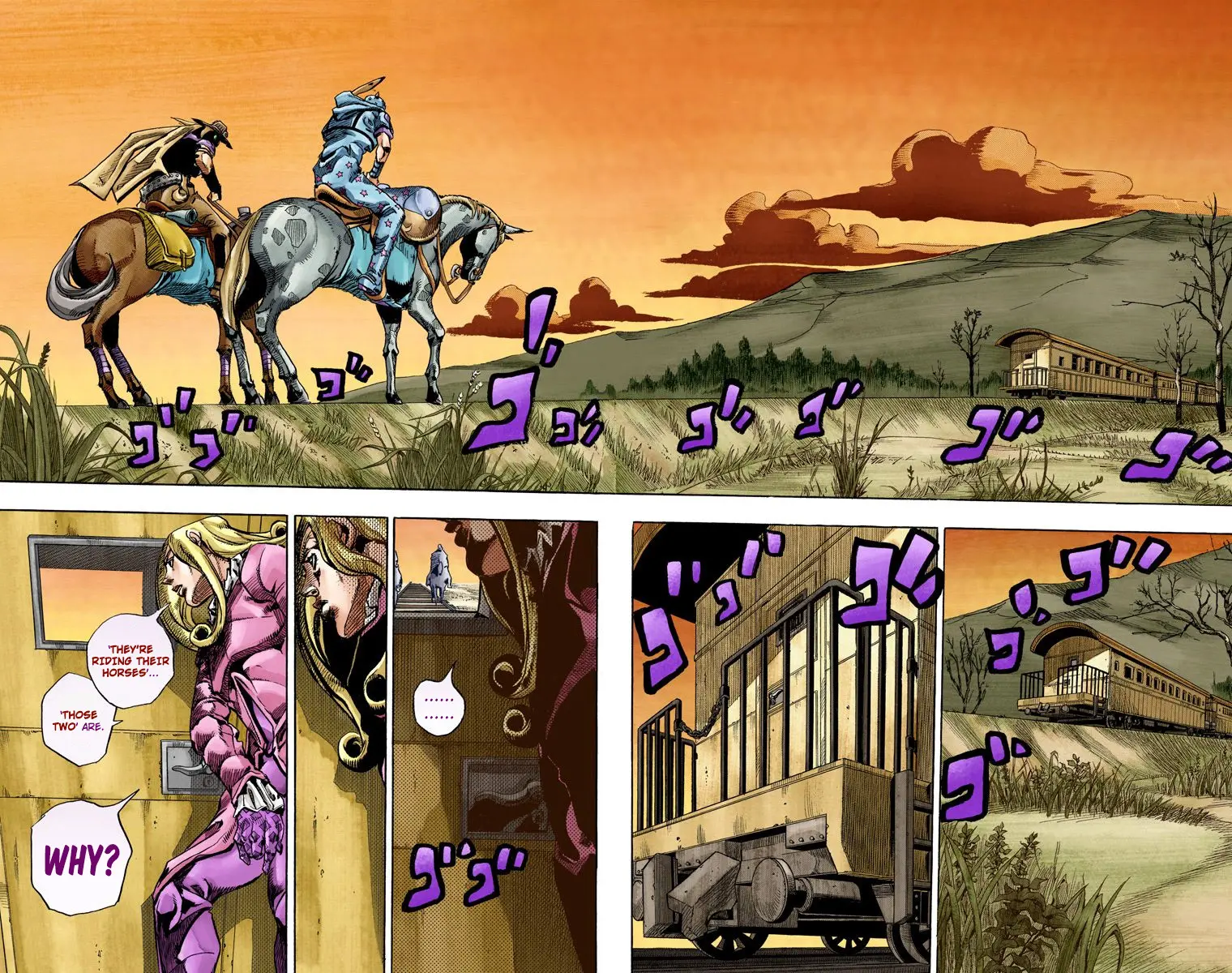 JoJo's Bizarre Adventure Steel Ball Run Colored Manga, chapter 80, page 8