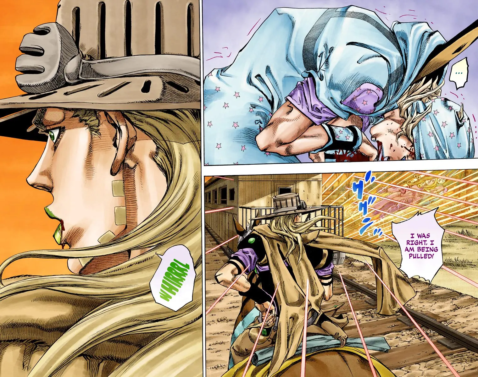 JoJo's Bizarre Adventure Steel Ball Run Colored Manga, chapter 81, page 17