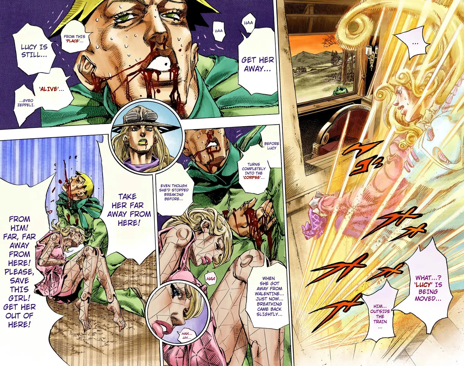 JoJo's Bizarre Adventure Steel Ball Run Colored Manga, chapter 81, page 20