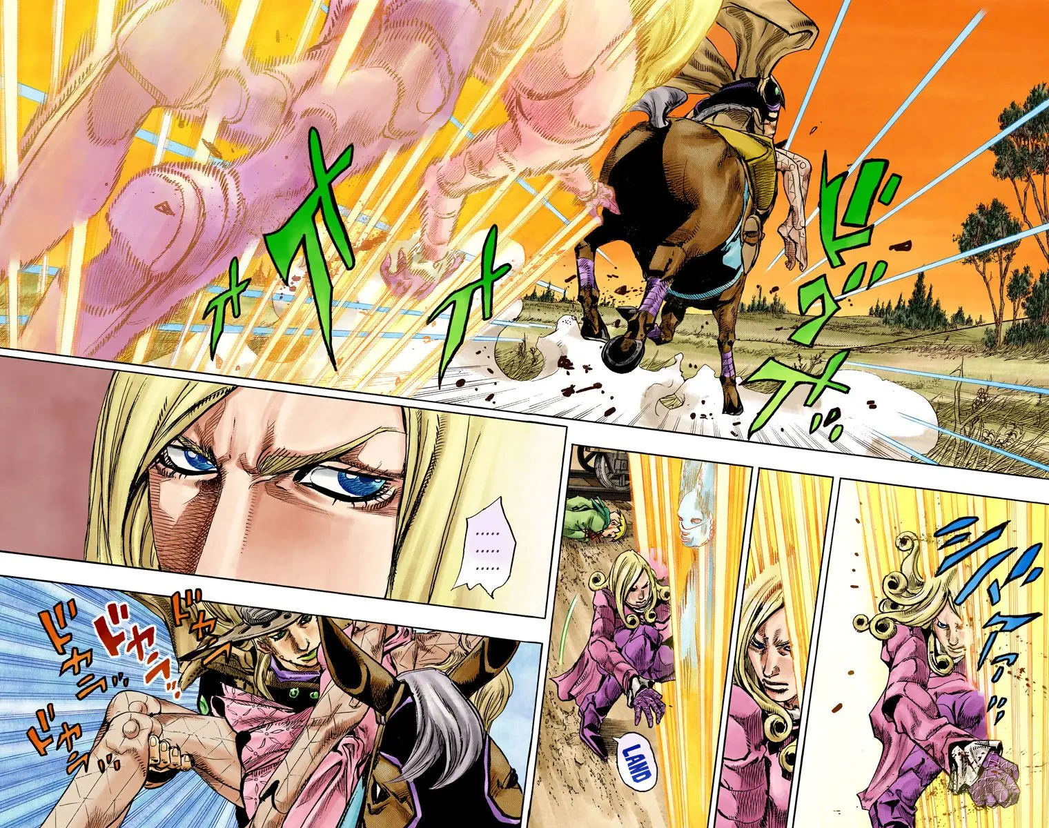 JoJo's Bizarre Adventure Steel Ball Run Colored Manga, chapter 81, page 25