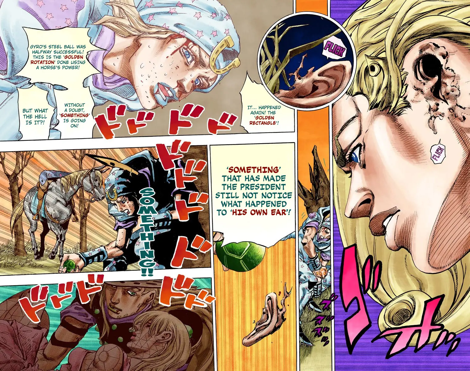 JoJo's Bizarre Adventure Steel Ball Run Colored Manga, chapter 81, page 37