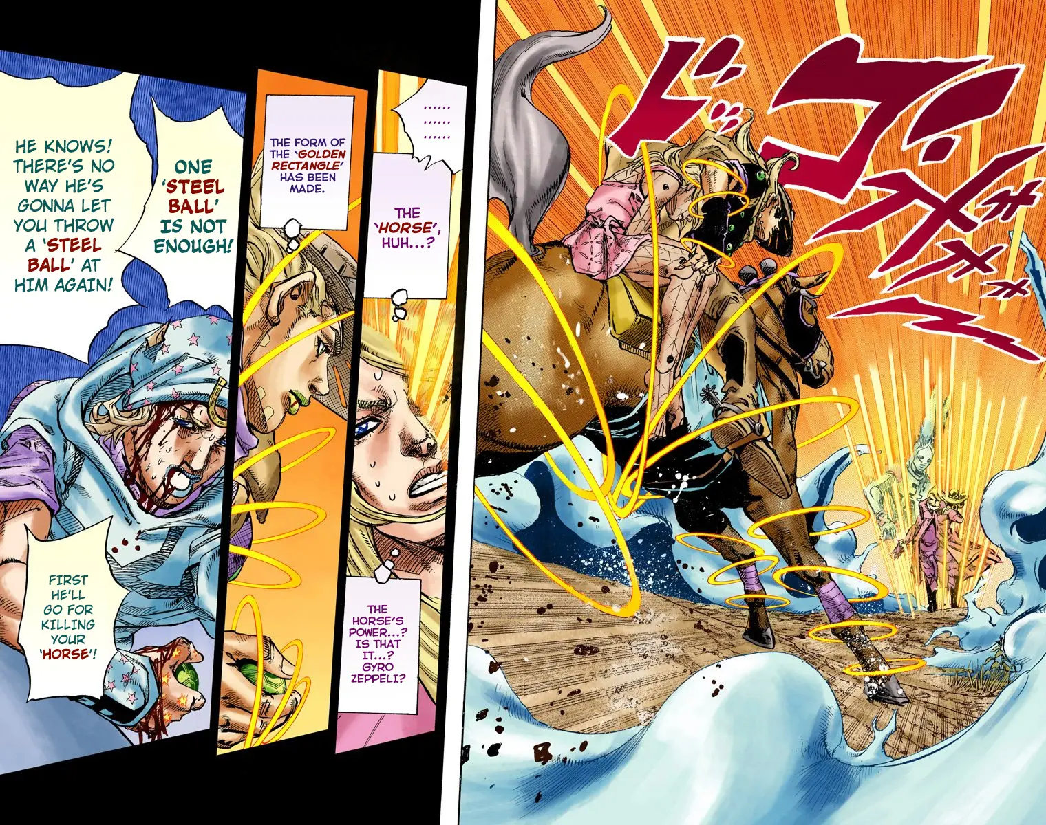 JoJo's Bizarre Adventure Steel Ball Run Colored Manga, chapter 82, page 25