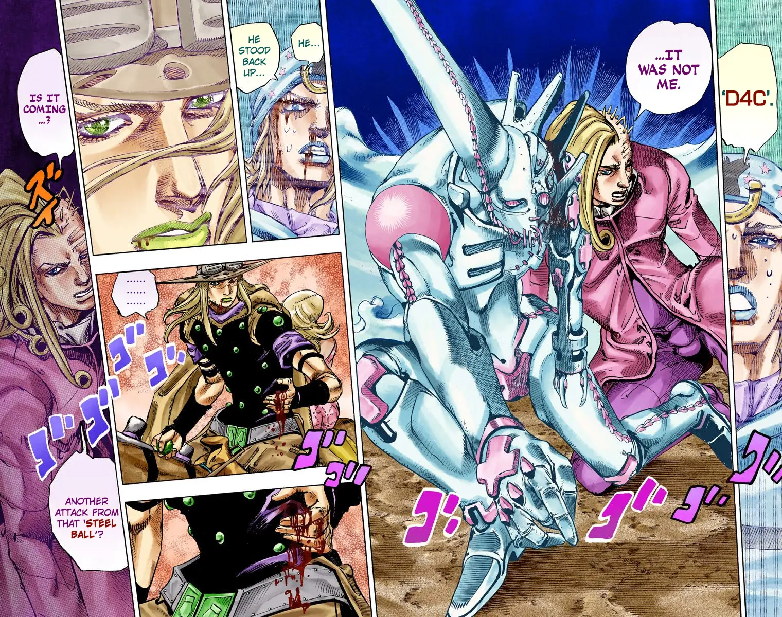 JoJo's Bizarre Adventure Steel Ball Run Colored Manga, chapter 83, page 27