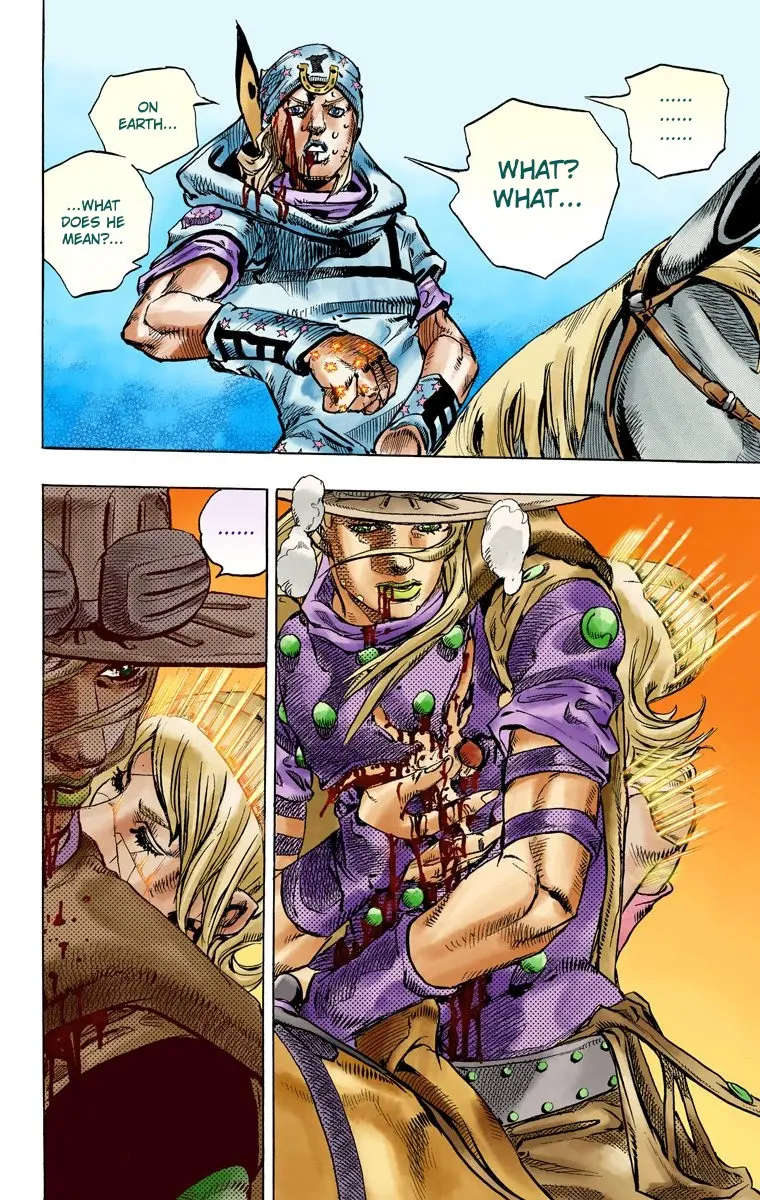 JoJo's Bizarre Adventure Steel Ball Run Colored Manga, chapter 84, page 20