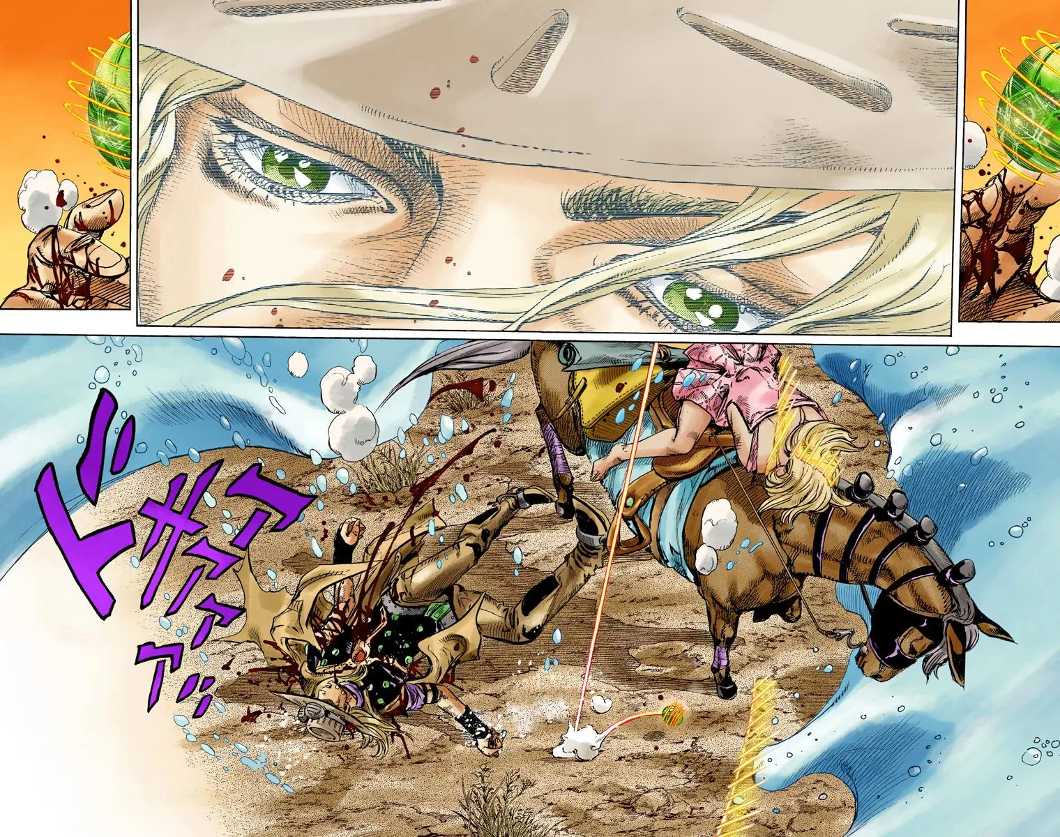 JoJo's Bizarre Adventure Steel Ball Run Colored Manga, chapter 84, page 22