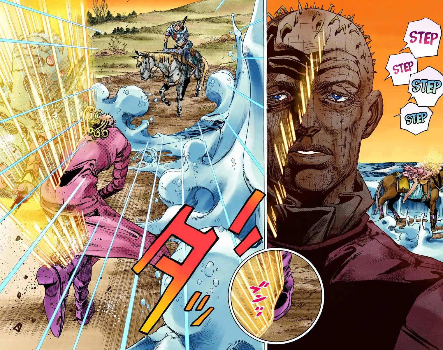 JoJo's Bizarre Adventure Steel Ball Run Colored Manga, chapter 85, page 7
