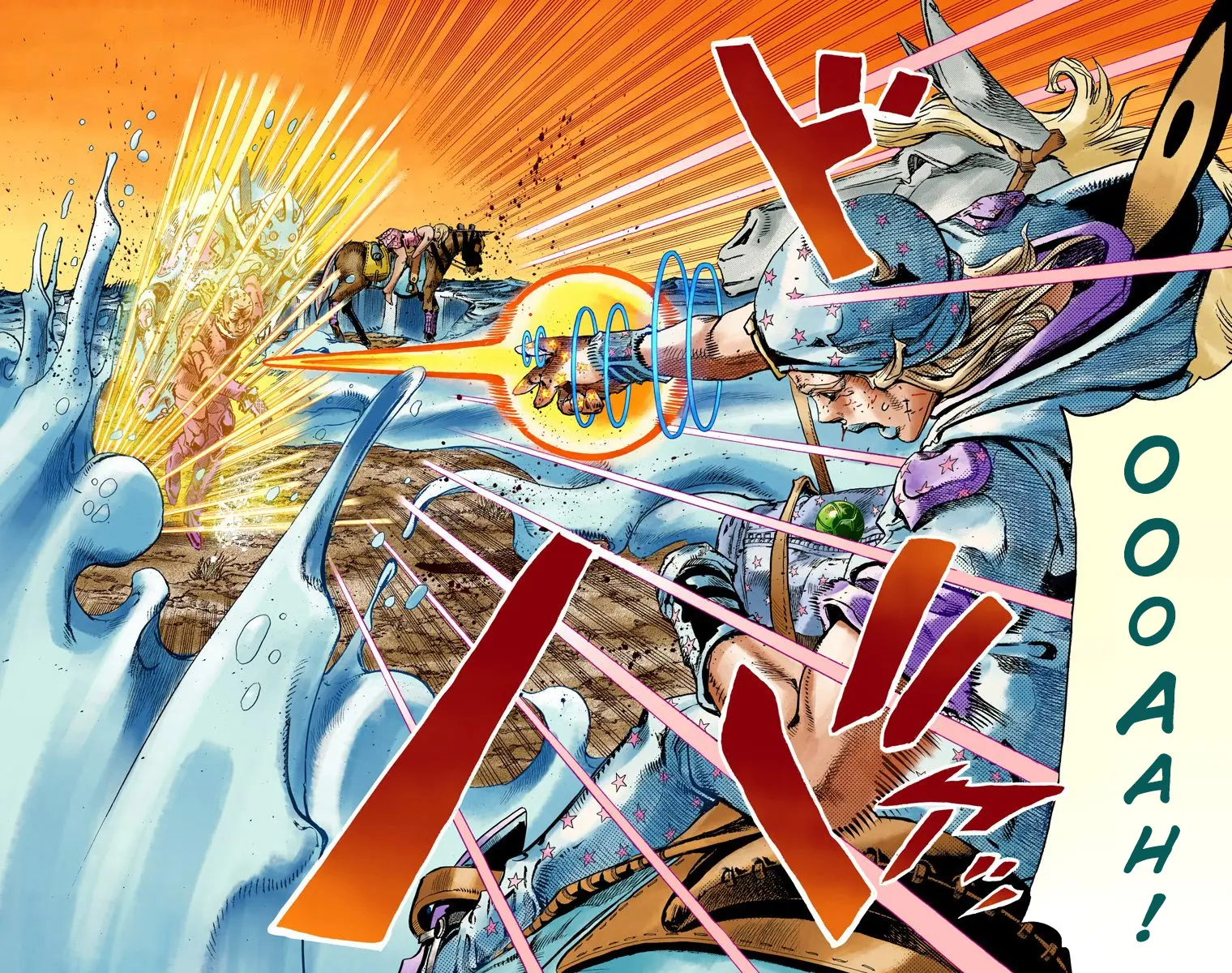 JoJo's Bizarre Adventure Steel Ball Run Colored Manga, chapter 85, page 9
