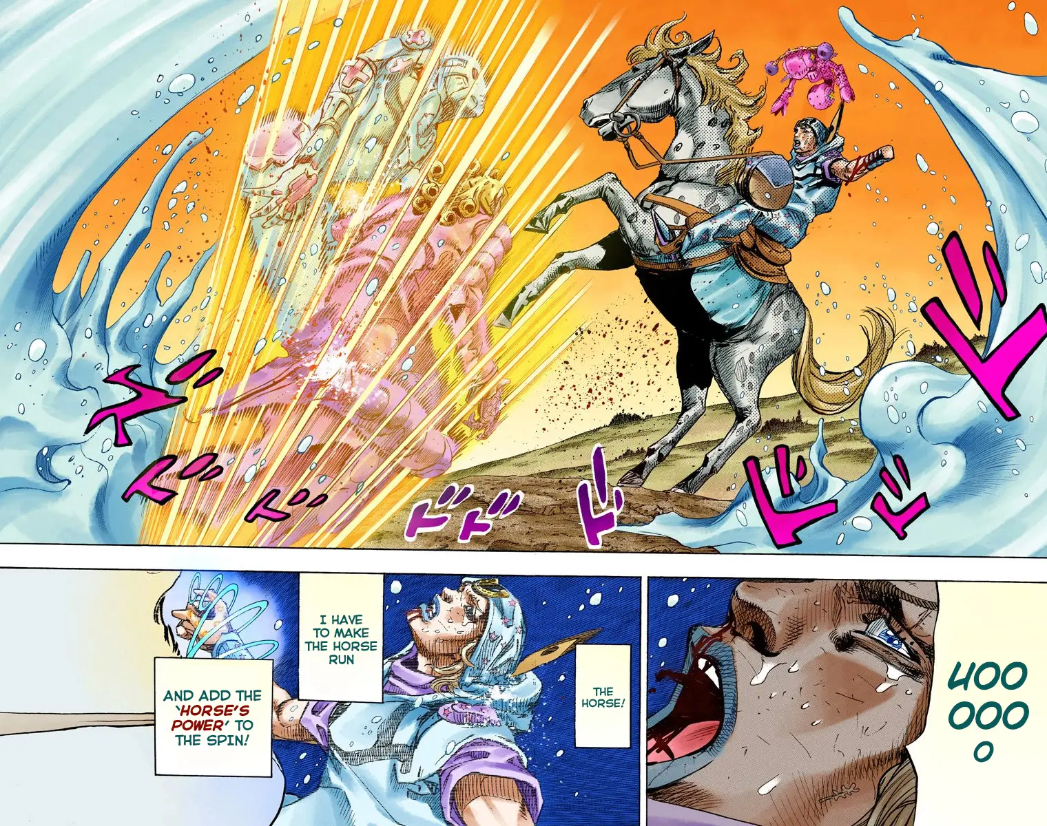 JoJo's Bizarre Adventure Steel Ball Run Colored Manga, chapter 85, page 11