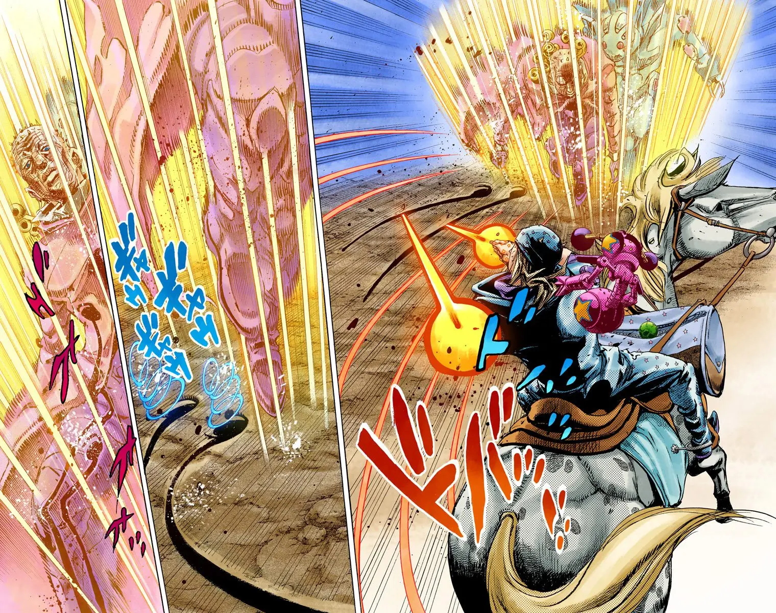 JoJo's Bizarre Adventure Steel Ball Run Colored Manga, chapter 85, page 12