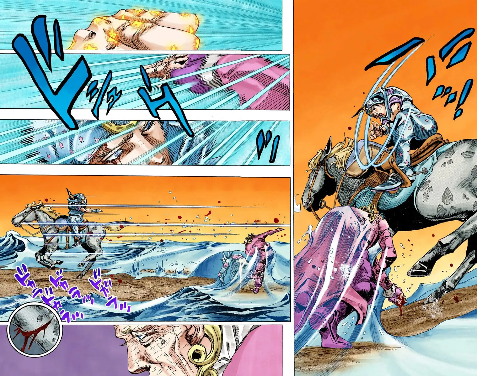 JoJo's Bizarre Adventure Steel Ball Run Colored Manga, chapter 85, page 19