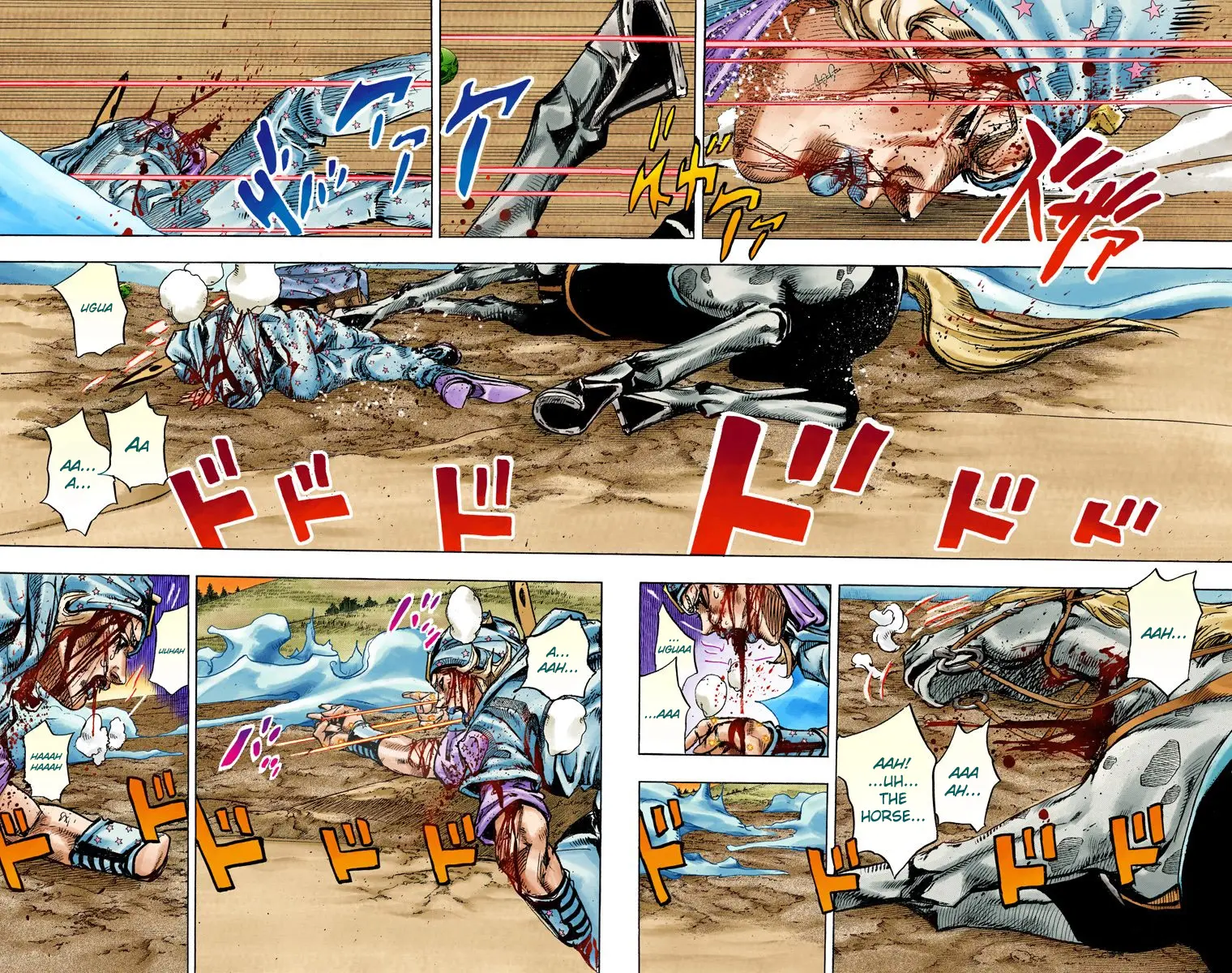 JoJo's Bizarre Adventure Steel Ball Run Colored Manga, chapter 85, page 21
