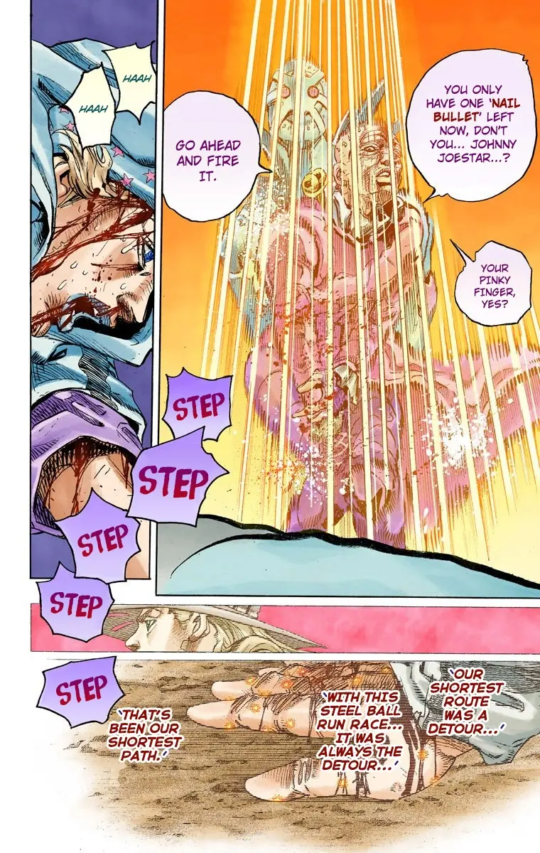 JoJo's Bizarre Adventure Steel Ball Run Colored Manga, chapter 85, page 24