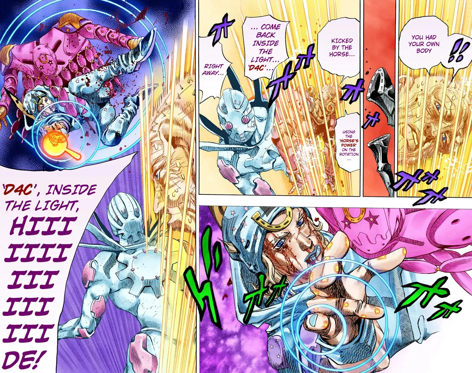 JoJo's Bizarre Adventure Steel Ball Run Colored Manga, chapter 86, page 5