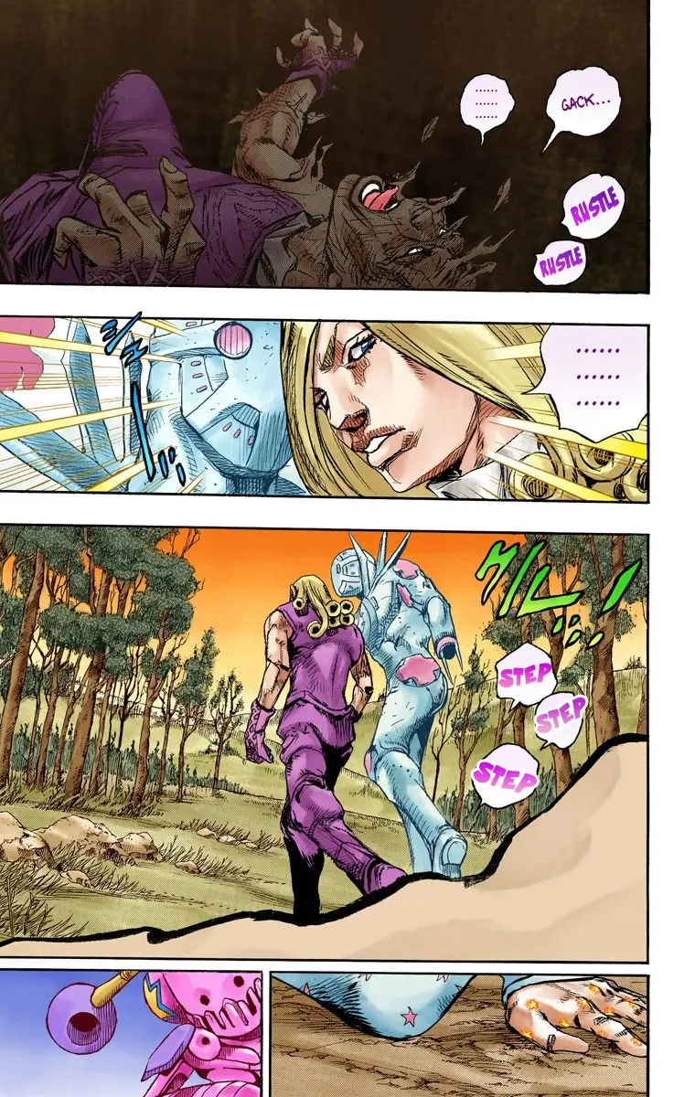 JoJo's Bizarre Adventure Steel Ball Run Colored Manga, chapter 86, page 18