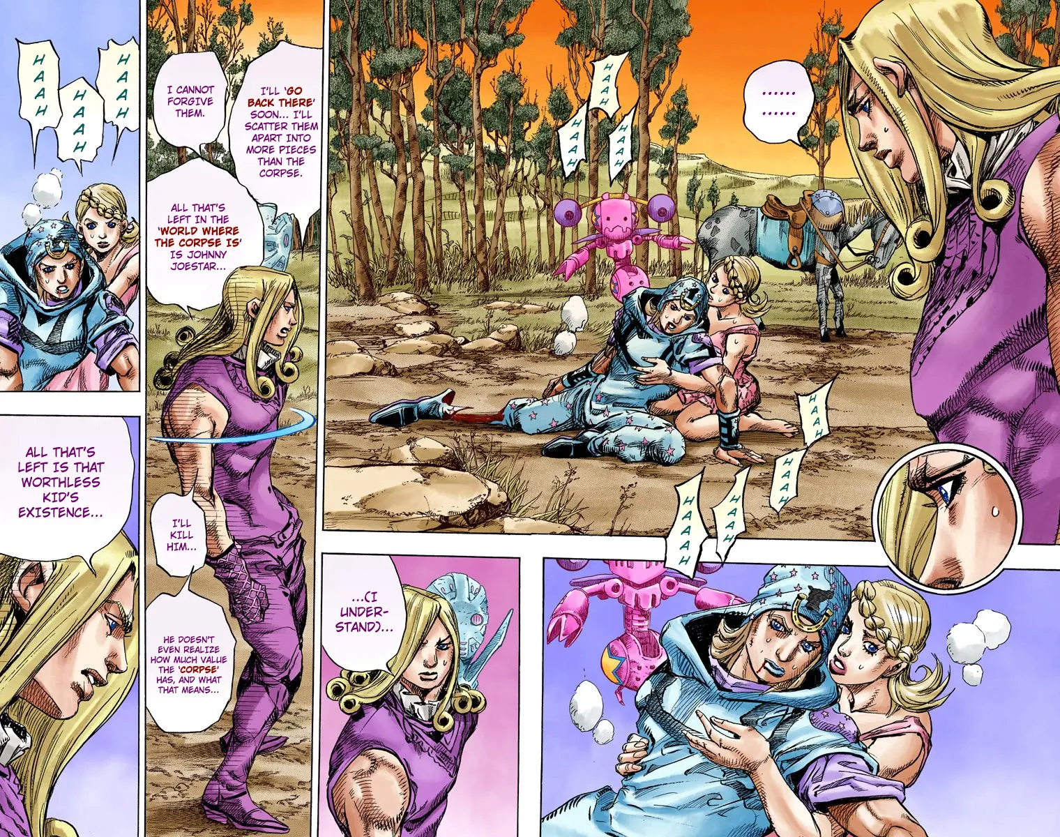 JoJo's Bizarre Adventure Steel Ball Run Colored Manga, chapter 86, page 19