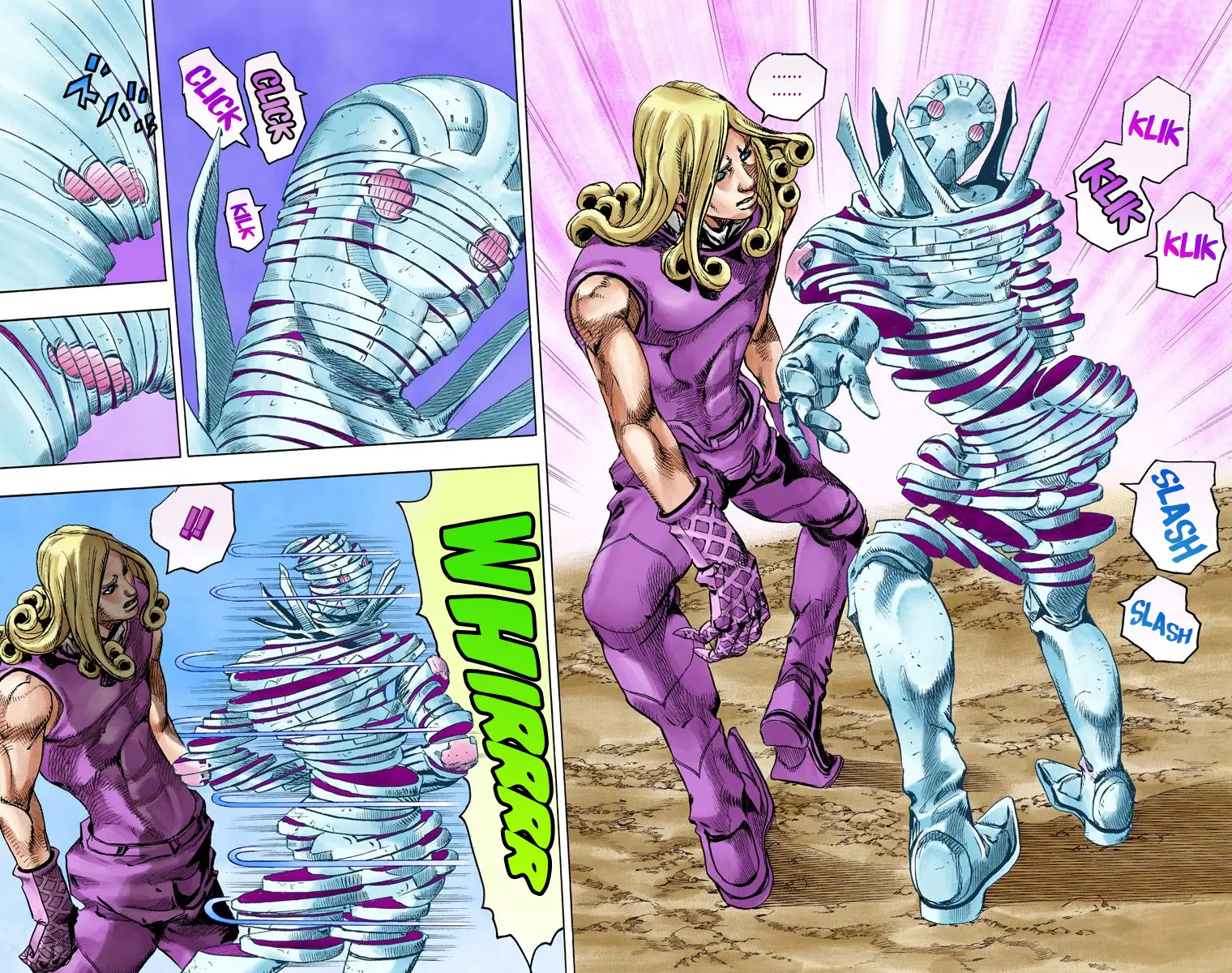 JoJo's Bizarre Adventure Steel Ball Run Colored Manga, chapter 86, page 22