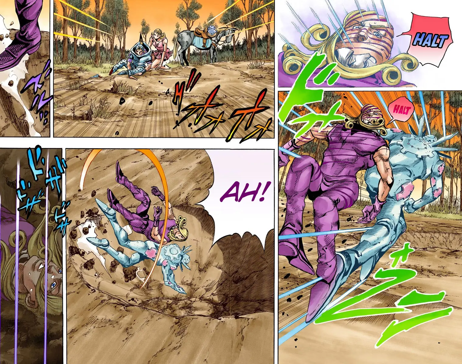 JoJo's Bizarre Adventure Steel Ball Run Colored Manga, chapter 86, page 24