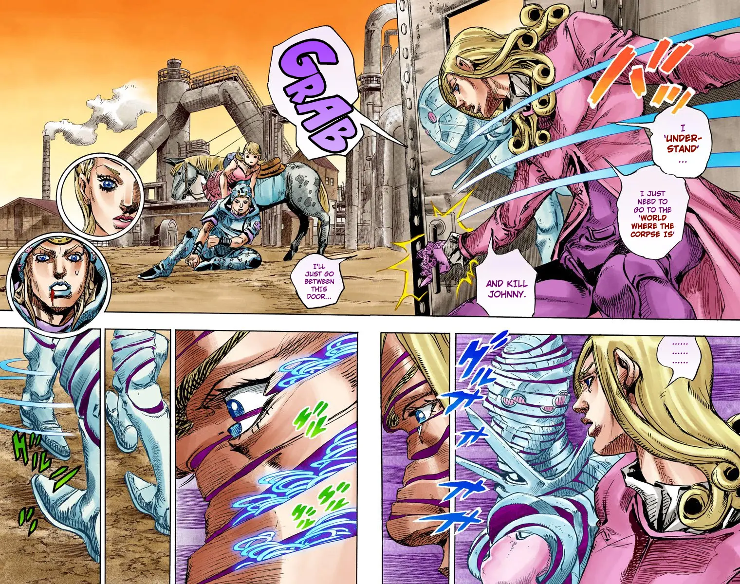 JoJo's Bizarre Adventure Steel Ball Run Colored Manga, chapter 86, page 31