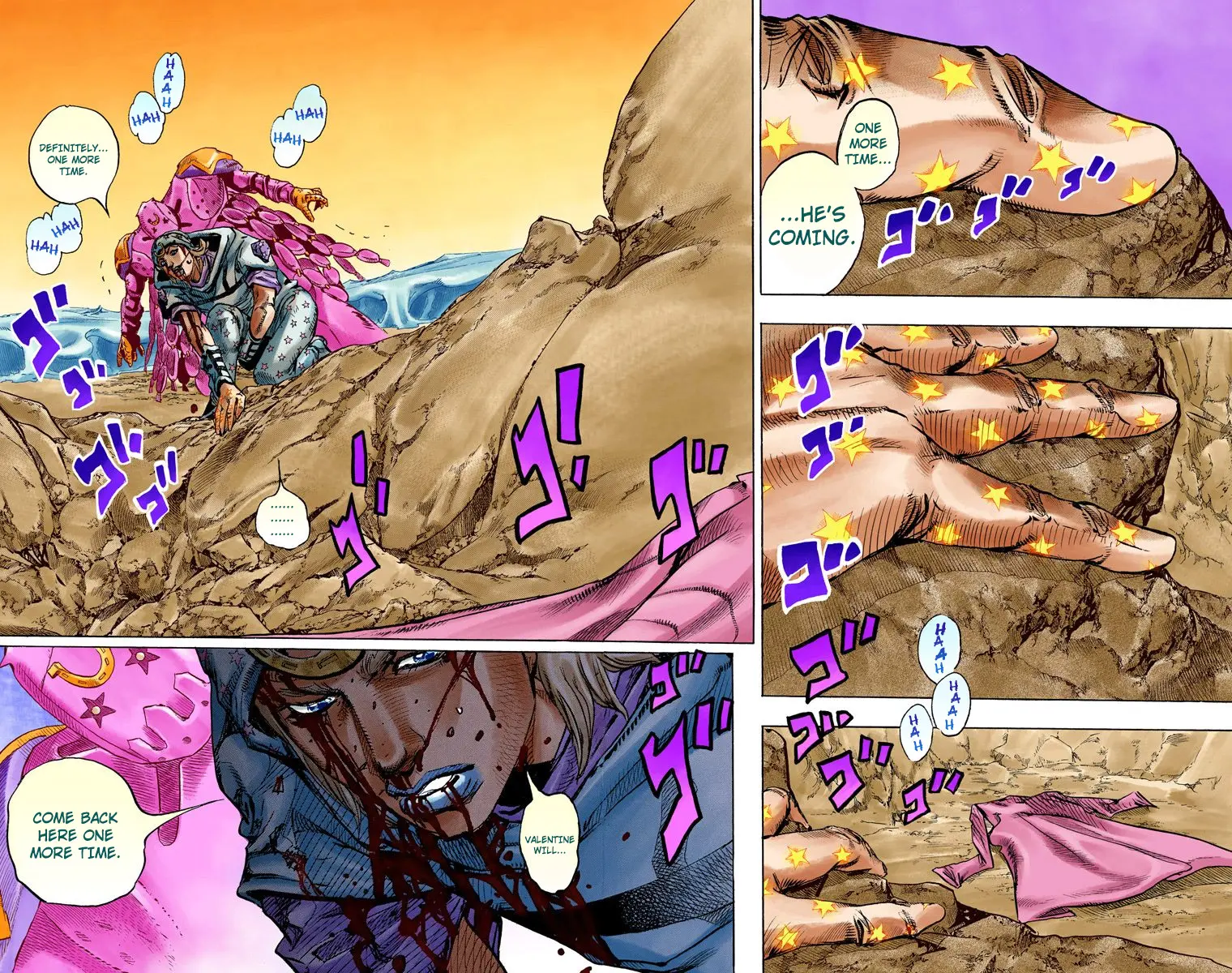 JoJo's Bizarre Adventure Steel Ball Run Colored Manga, chapter 87, page 3