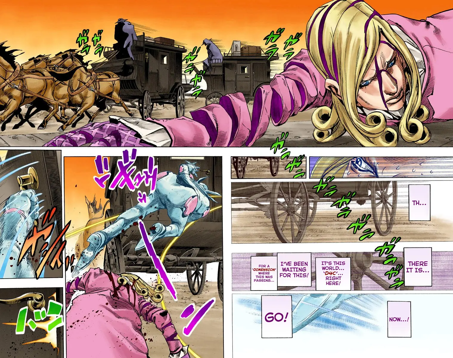 JoJo's Bizarre Adventure Steel Ball Run Colored Manga, chapter 87, page 14