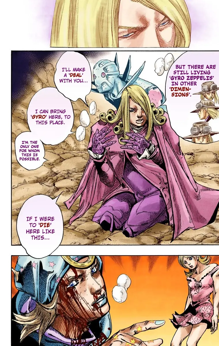 JoJo's Bizarre Adventure Steel Ball Run Colored Manga, chapter 87, page 37