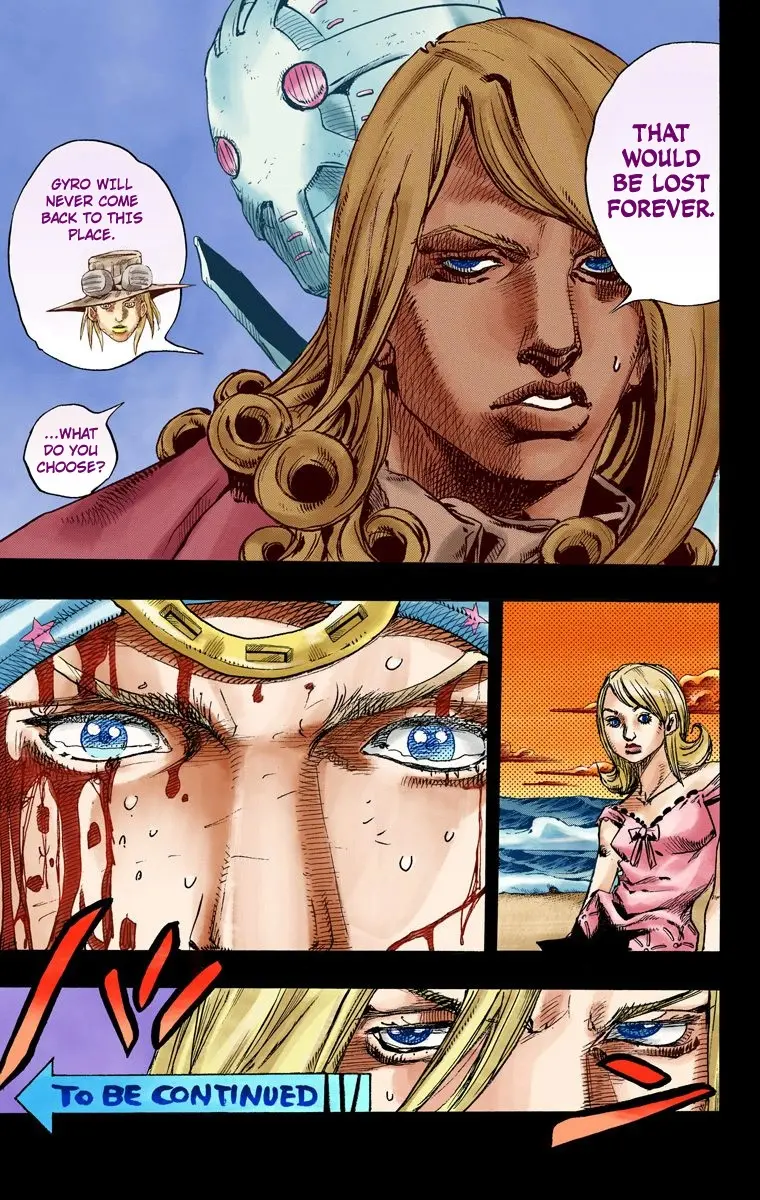 JoJo's Bizarre Adventure Steel Ball Run Colored Manga, chapter 87, page 38