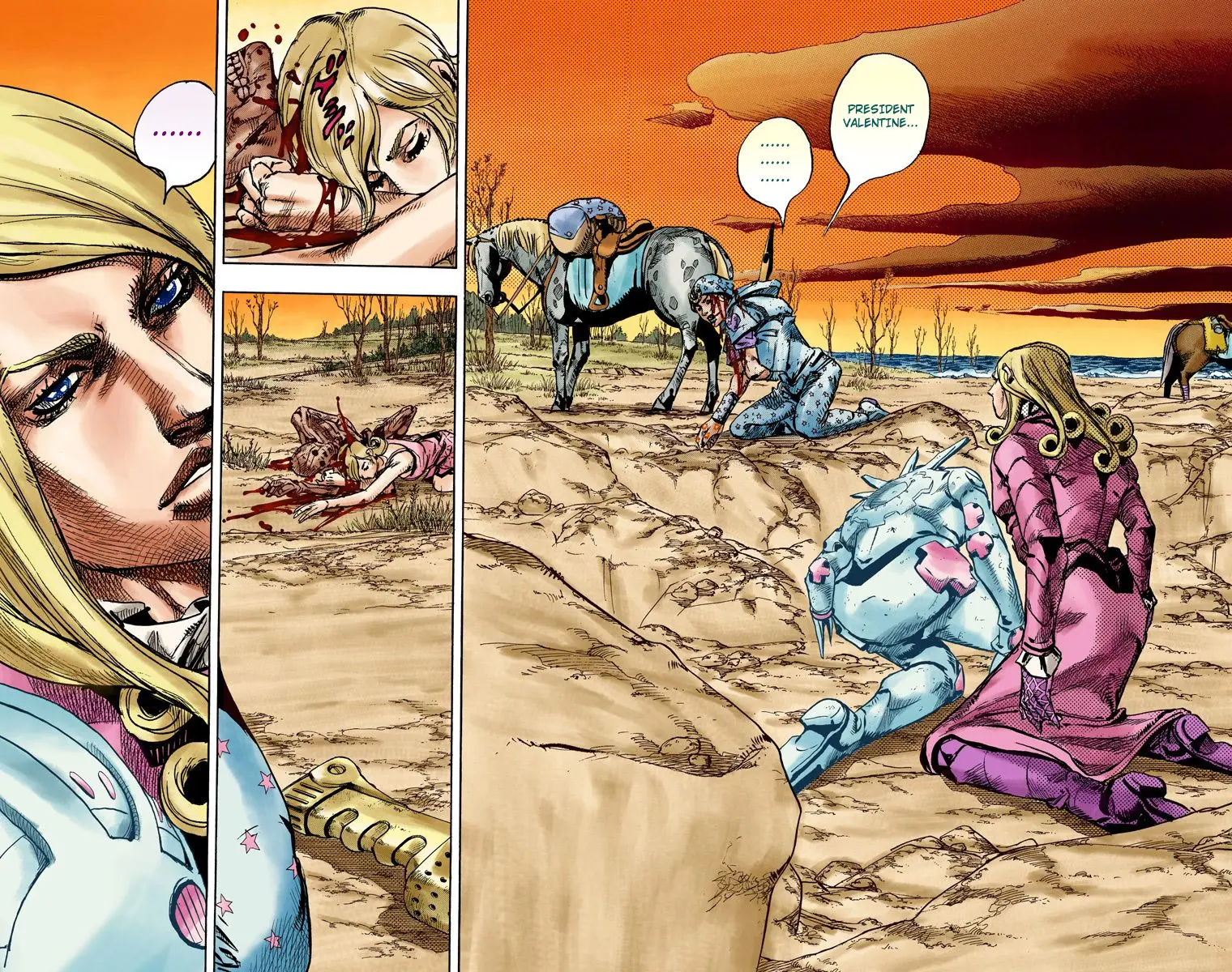JoJo's Bizarre Adventure Steel Ball Run Colored Manga, chapter 89, page 5