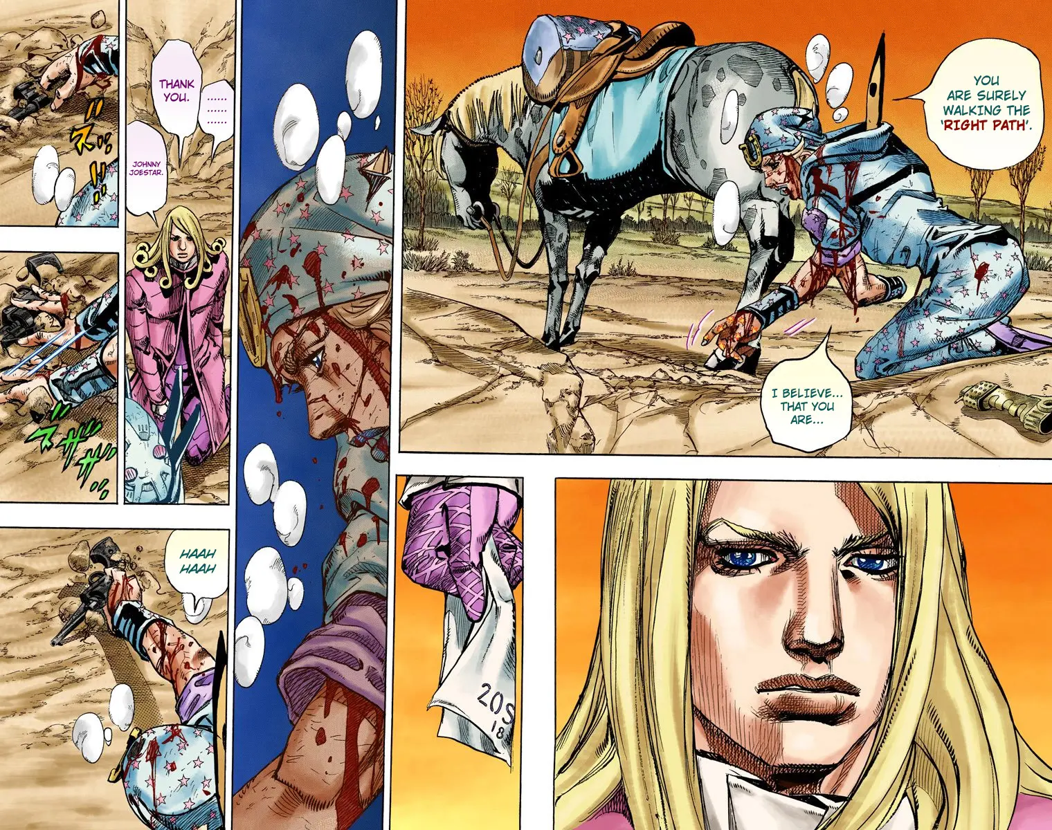 JoJo's Bizarre Adventure Steel Ball Run Colored Manga, chapter 89, page 6