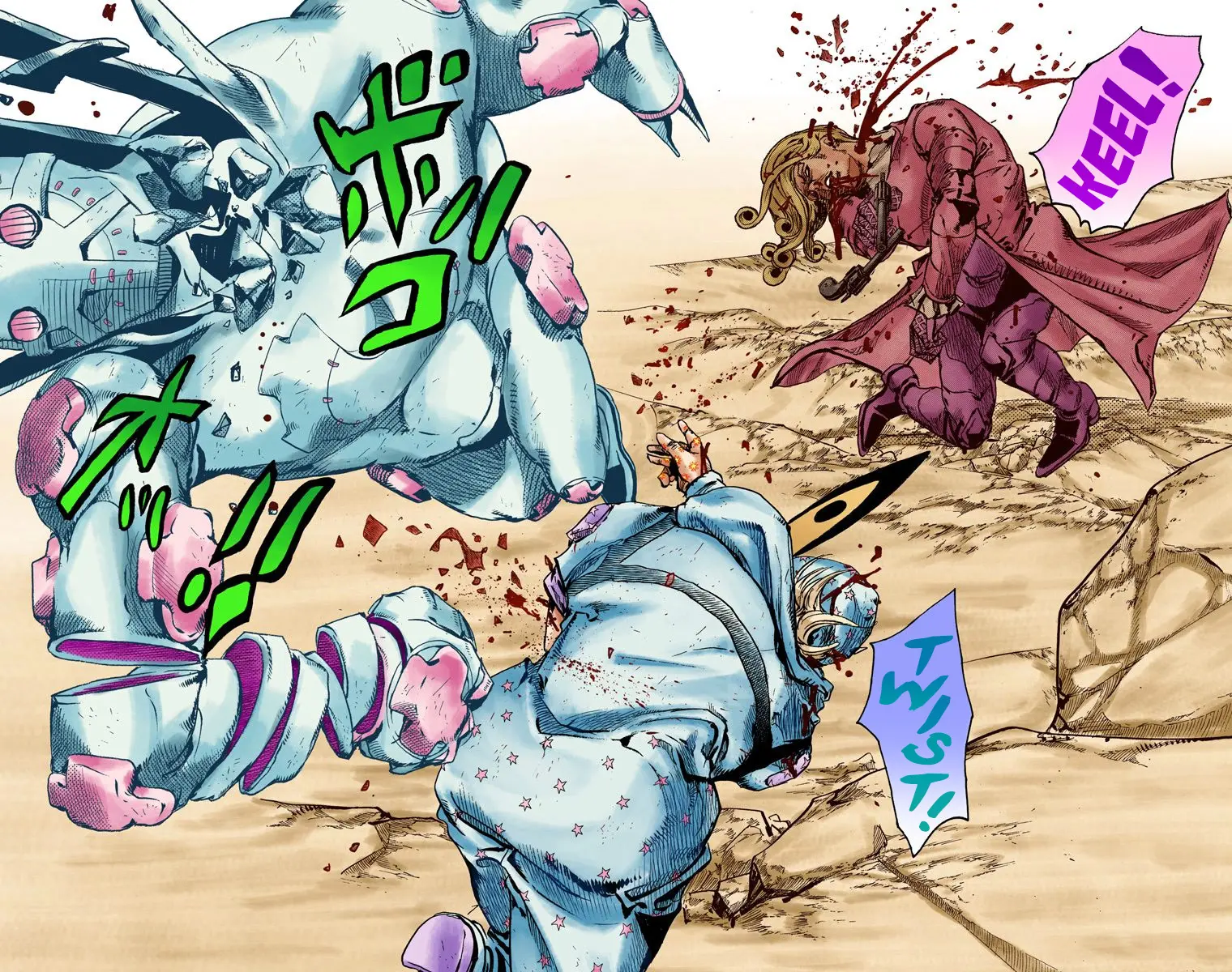 JoJo's Bizarre Adventure Steel Ball Run Colored Manga, chapter 89, page 22