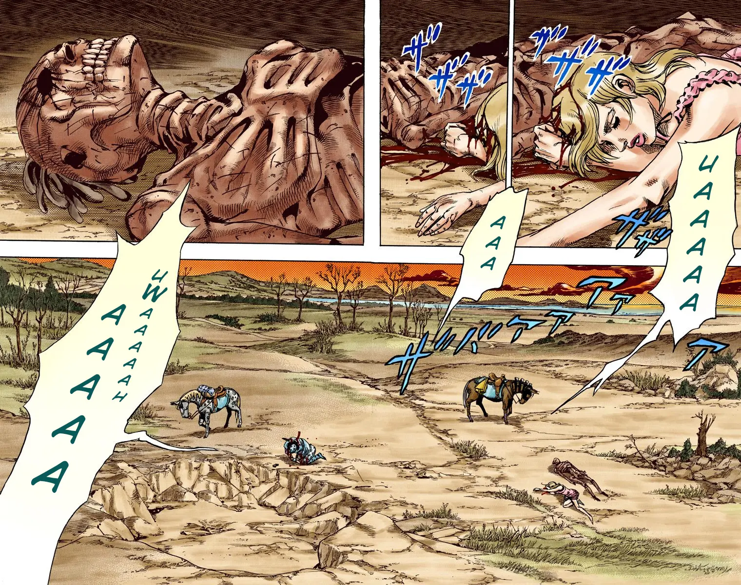 JoJo's Bizarre Adventure Steel Ball Run Colored Manga, chapter 89, page 33