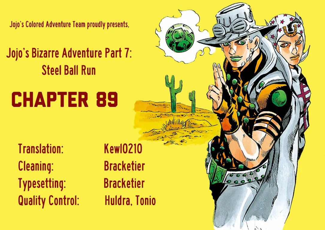 JoJo's Bizarre Adventure Steel Ball Run Colored Manga, chapter 89, page 34