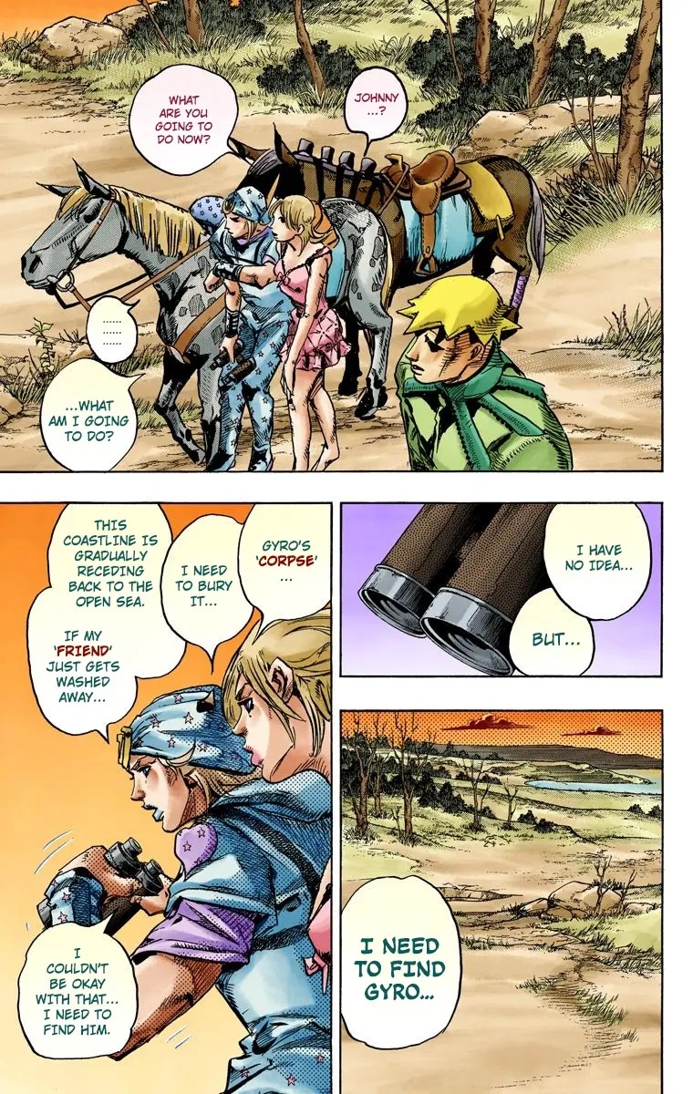 JoJo's Bizarre Adventure Steel Ball Run Colored Manga, chapter 90, page 10
