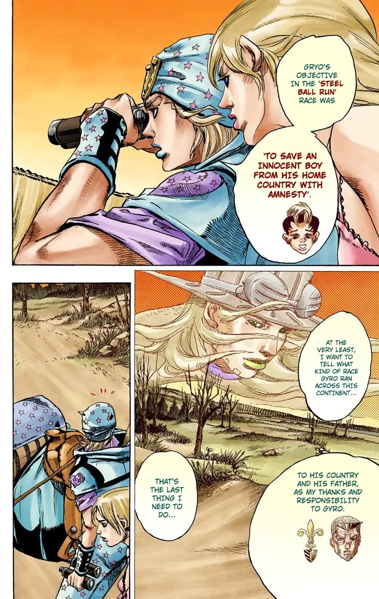 JoJo's Bizarre Adventure Steel Ball Run Colored Manga, chapter 90, page 11