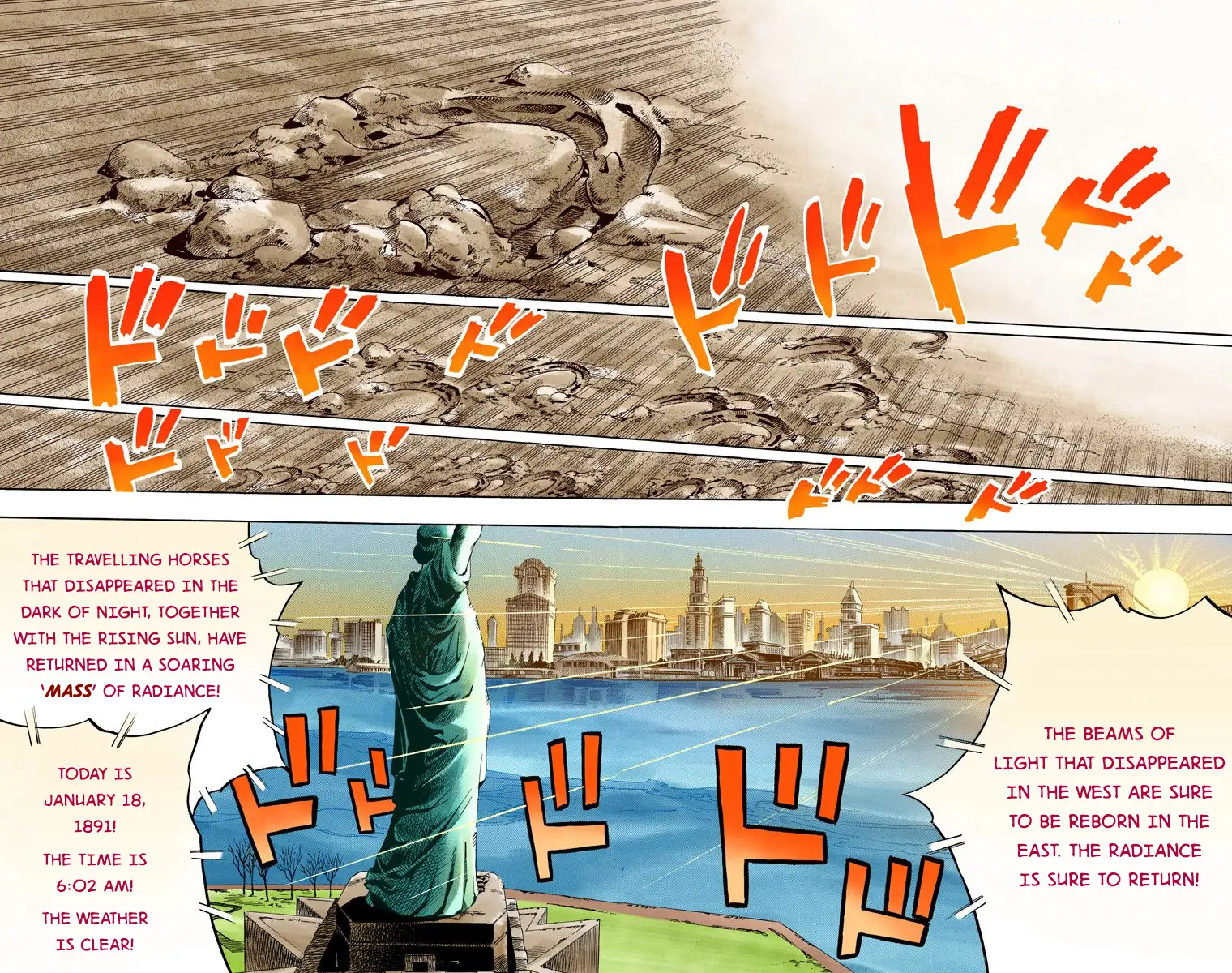 JoJo's Bizarre Adventure Steel Ball Run Colored Manga, chapter 90, page 21