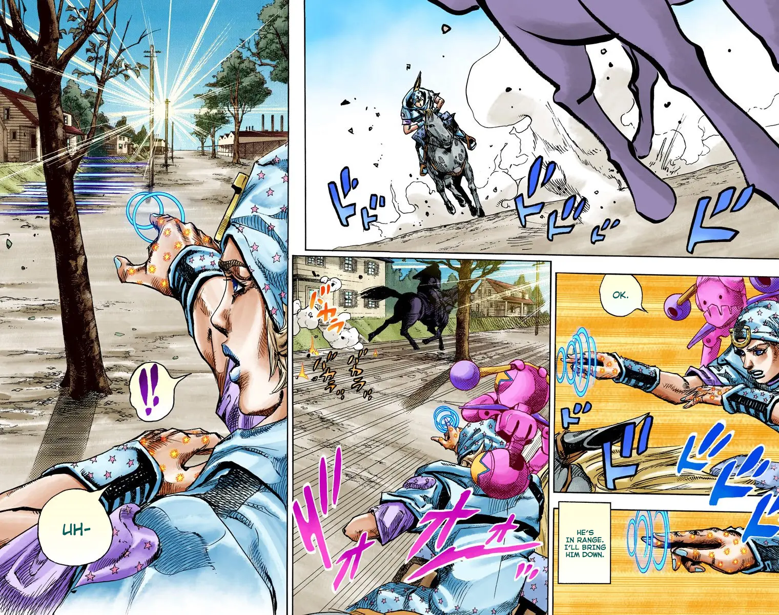 JoJo's Bizarre Adventure Steel Ball Run Colored Manga, chapter 90, page 32