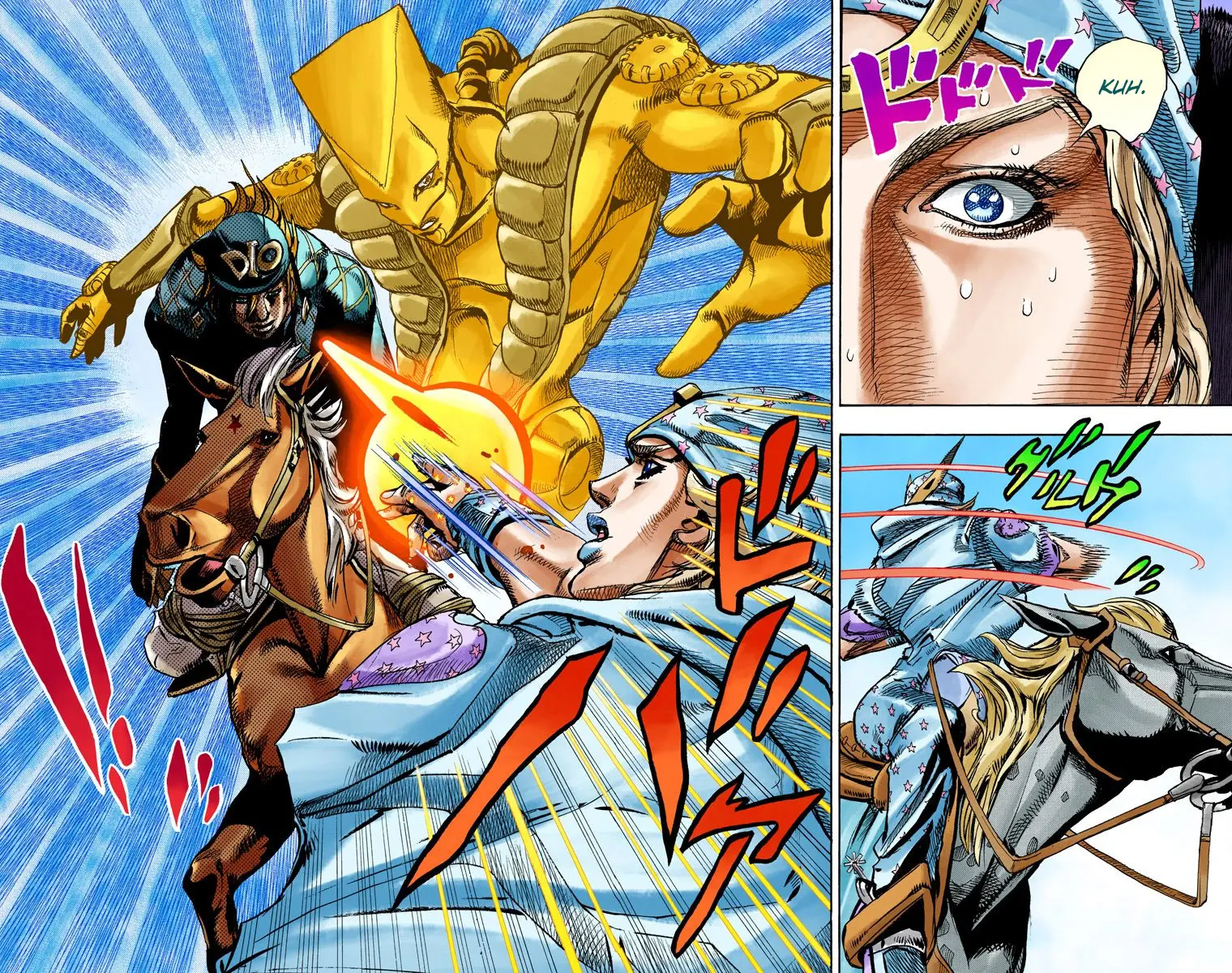 JoJo's Bizarre Adventure Steel Ball Run Colored Manga, chapter 90, page 36
