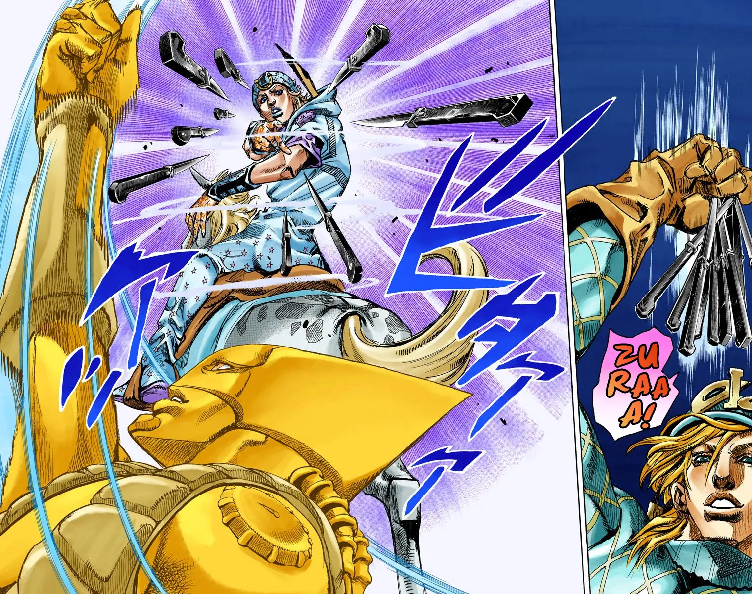 JoJo's Bizarre Adventure Steel Ball Run Colored Manga, chapter 90, page 38