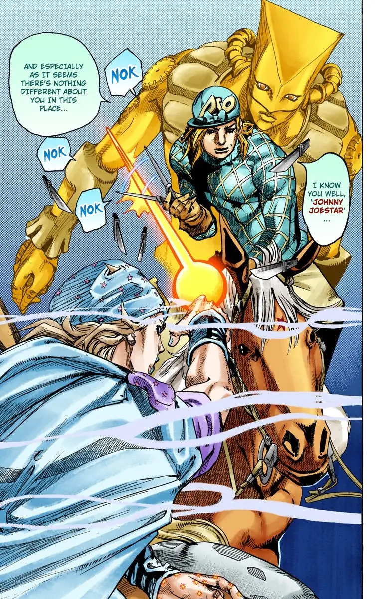 JoJo's Bizarre Adventure Steel Ball Run Colored Manga, chapter 91, page 4