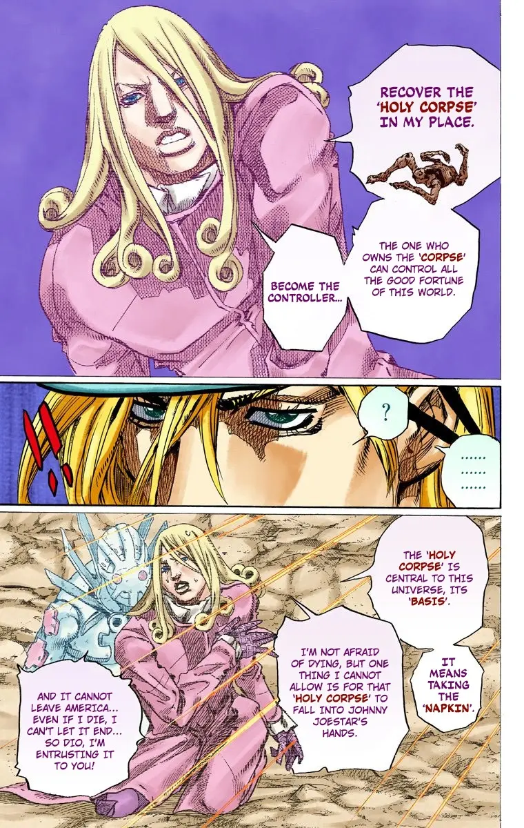 JoJo's Bizarre Adventure Steel Ball Run Colored Manga, chapter 91, page 8