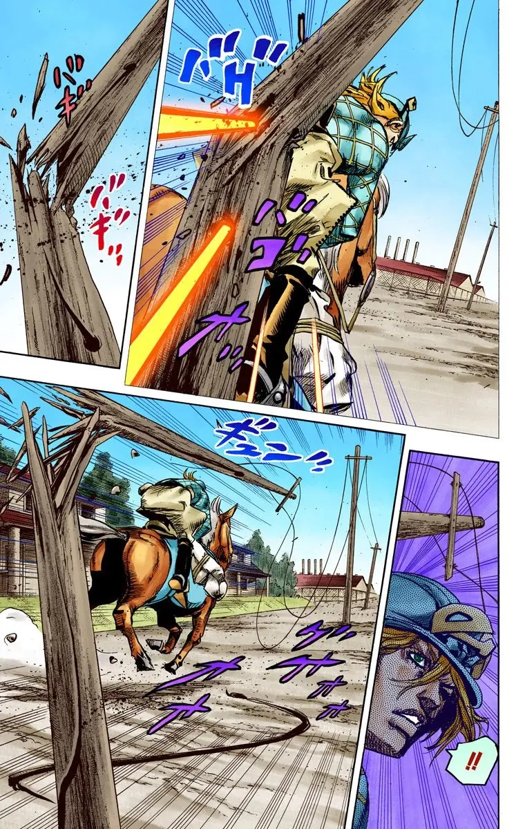 JoJo's Bizarre Adventure Steel Ball Run Colored Manga, chapter 91, page 15