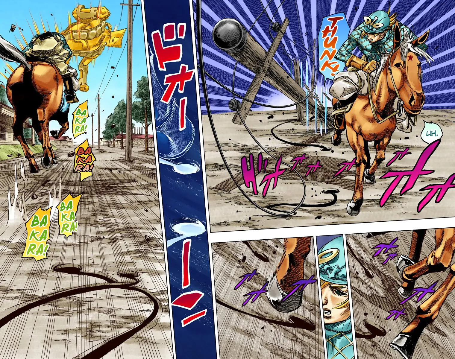 JoJo's Bizarre Adventure Steel Ball Run Colored Manga, chapter 91, page 16