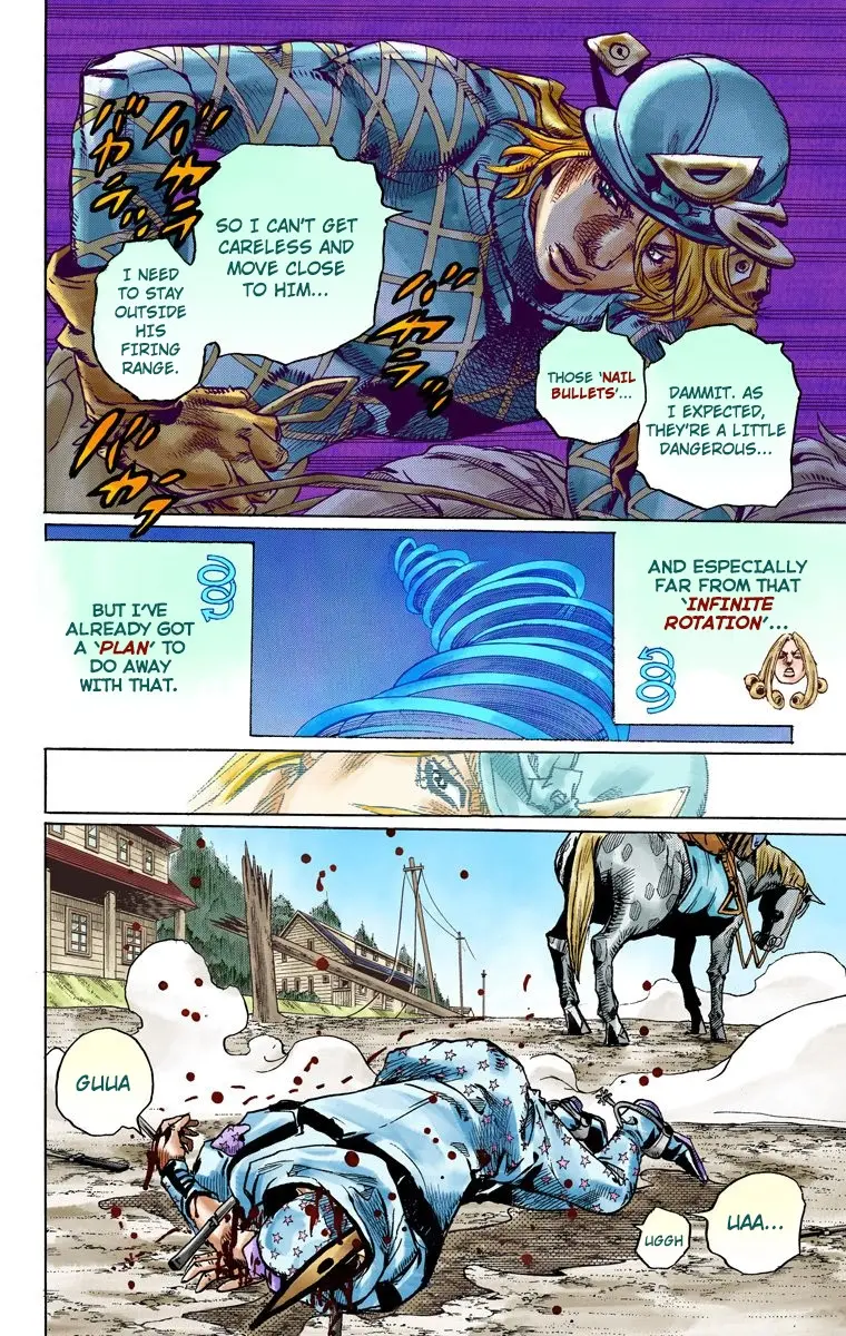 JoJo's Bizarre Adventure Steel Ball Run Colored Manga, chapter 91, page 17
