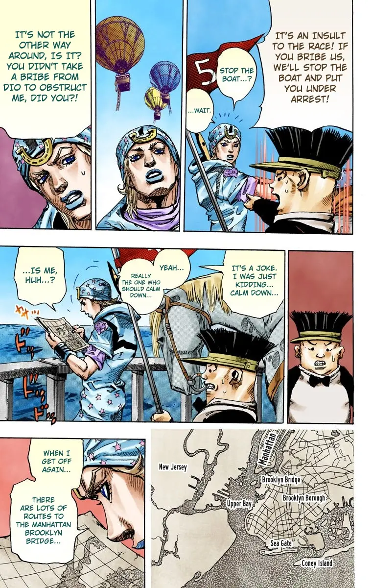 JoJo's Bizarre Adventure Steel Ball Run Colored Manga, chapter 91, page 27
