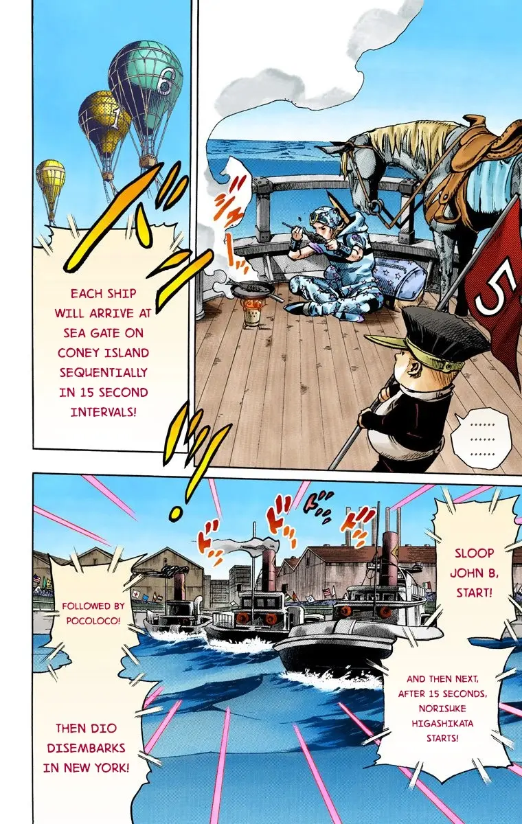 JoJo's Bizarre Adventure Steel Ball Run Colored Manga, chapter 91, page 30