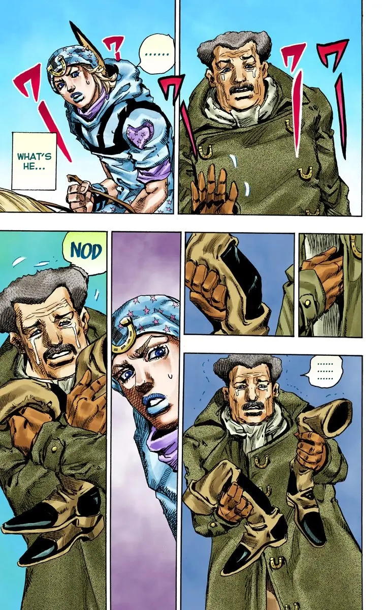 JoJo's Bizarre Adventure Steel Ball Run Colored Manga, chapter 91, page 34