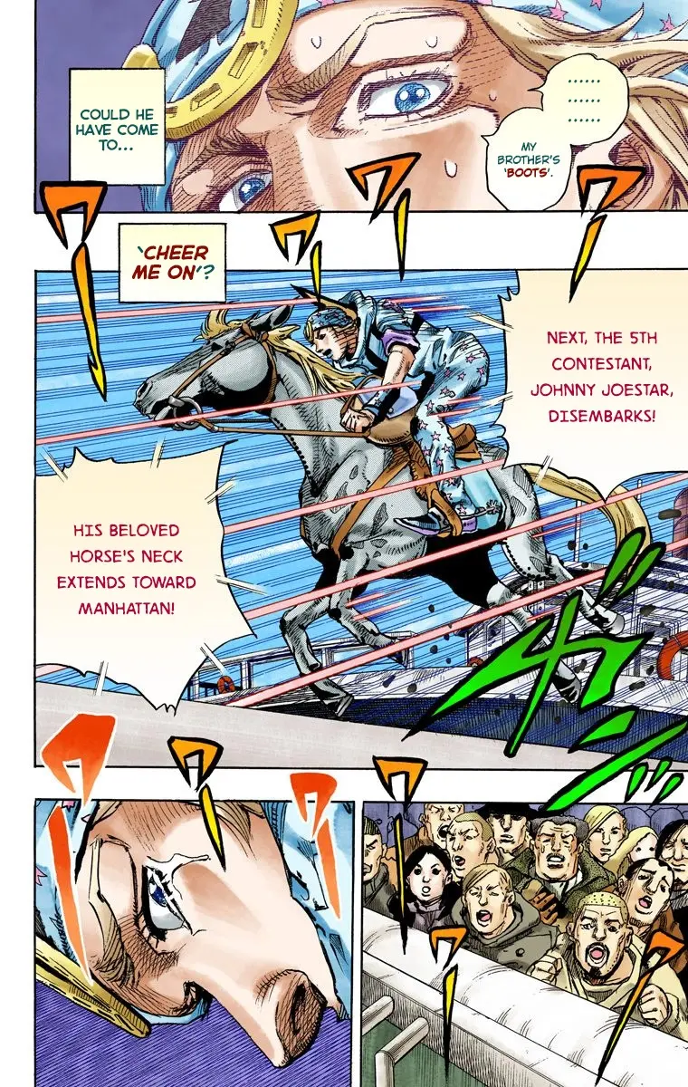 JoJo's Bizarre Adventure Steel Ball Run Colored Manga, chapter 91, page 35