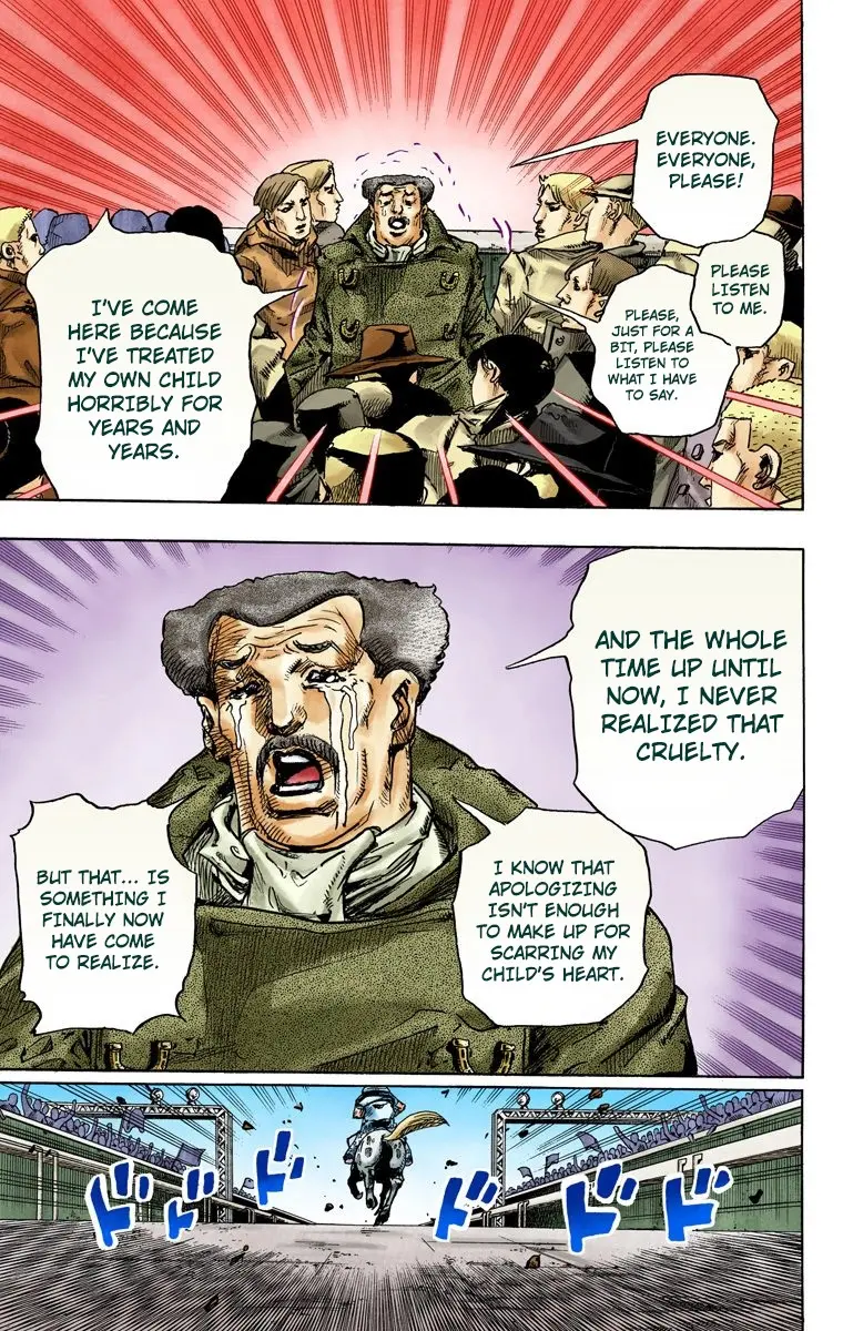 JoJo's Bizarre Adventure Steel Ball Run Colored Manga, chapter 91, page 36